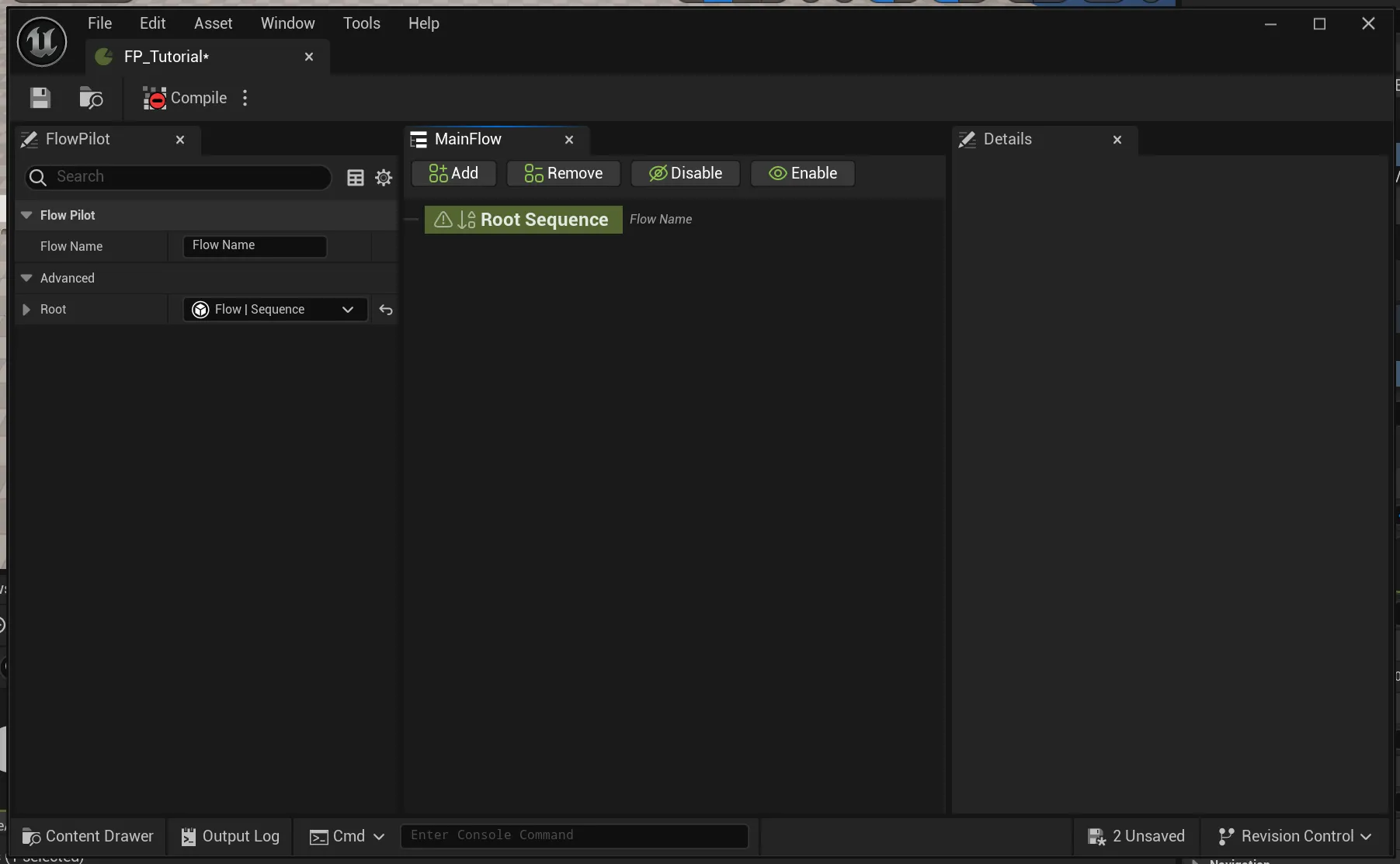 Tutorial Editor View